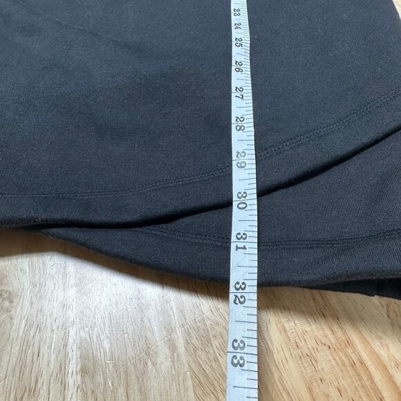 Athleta NWT Cozy Karma Asymmetric Sweatshirt Dress Black Size XS Zip Cowl Neck - Picture 11 of 11
